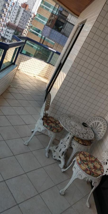 Apartamento Guilhermina Vista Para O Mar Praia Grande Dış mekan fotoğraf